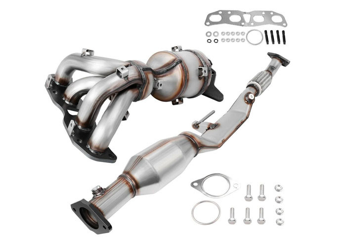 2007-2013 Front And Rear Nissan Catalytic Converter 40919 40800